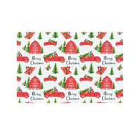 Placemat Red Trucks and Barn