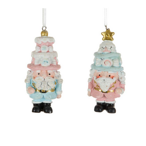 Christmas Tradition Tree Ornament Candy Soldier Pink/Blue Assorted 3.5" Christmas Tradition Tree Ornament Candy Soldier Pink/Blue Assorted 3.5"