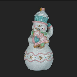 Christmas Tradition Snowman Sweet Treat 8.5" Christmas Tradition Snowman Sweet Treat 8.5"