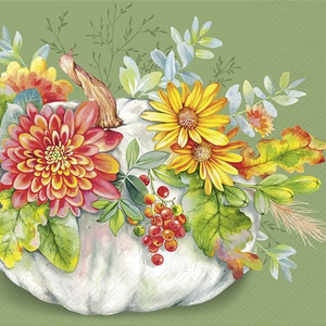 IHR Napkin Lunch Paper Cucurbita Green IHR Napkin Lunch Paper Cucurbita Green