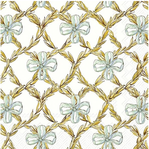 IHR Napkin Lunch Paper Whimsical Wheat Cream