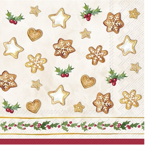 IHR Napkin Cocktail Paper Cookie Garland