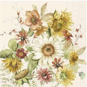 IHR Napkin Lunch Paper Late Summer Flowers