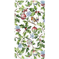 Napkin Guest Paper Christmas Holly