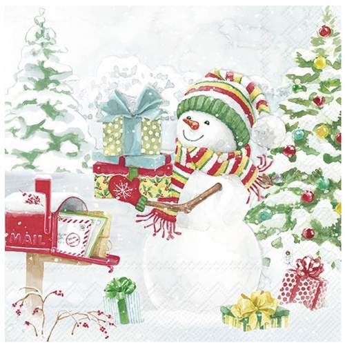 IHR Napkin Lunch Paper Snowy Day IHR Napkin Lunch Paper Snowy Day