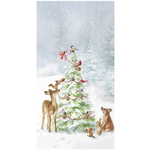 IHR Napkin Guest Paper Friends in Snow IHR Napkin Guest Paper Friends in Snow