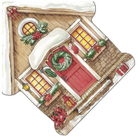 Napkin Lunch Paper Festive House