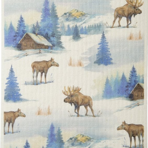 IHR Swedish Cloth Elks in the Snow IHR Swedish Cloth Elks in the Snow
