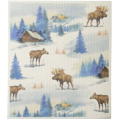 IHR Swedish Cloth Elks in the Snow IHR Swedish Cloth Elks in the Snow