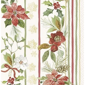 IHR Napkin Guest Paper Poinsettia Bouquet IHR Napkin Guest Paper Poinsettia Bouquet