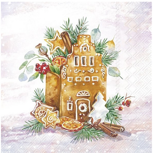 IHR Napkin Lunch Paper Gingerbread House IHR Napkin Lunch Paper Gingerbread House