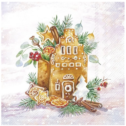 IHR Napkin Lunch Paper Gingerbread House IHR Napkin Lunch Paper Gingerbread House
