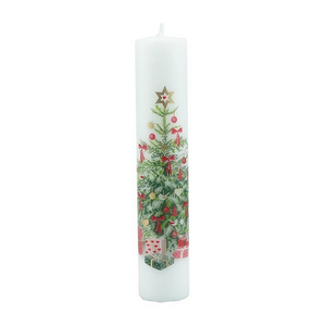 Diana Danish Calendar Pillar Christmas Tree 10 Inch Diana Danish Calendar Pillar Christmas Tree 10 Inch