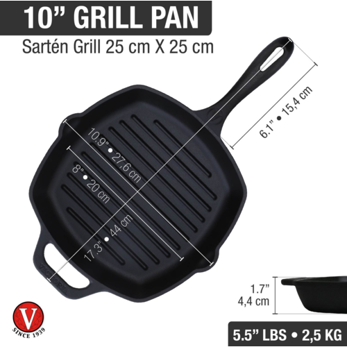 Victoria Grill Pan 10” Victoria