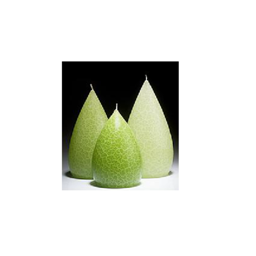 Barrick Design Candle Stout Crackle Green Shades Barrick Design Candle Stout Crackle Green Shades