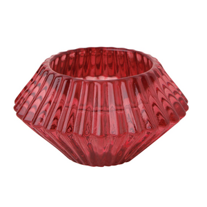 IHR Tealight and Taper Holder Red Diamond IHR Tealight and Taper Holder Red Diamond