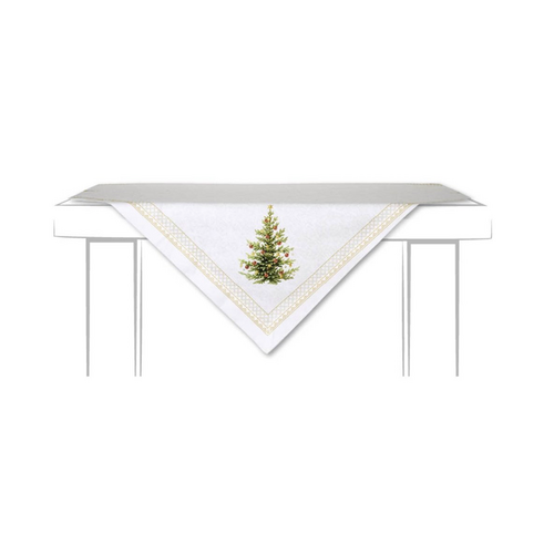 IHR Tablecloth Christmas Tree Gold Square 39.5" IHR Tablecloth Christmas Tree Gold Square 39.5"