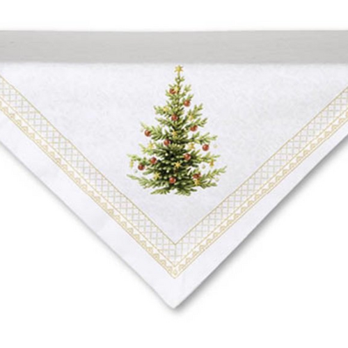 IHR Tablecloth Christmas Tree Gold Square 39.5" IHR Tablecloth Christmas Tree Gold Square 39.5"