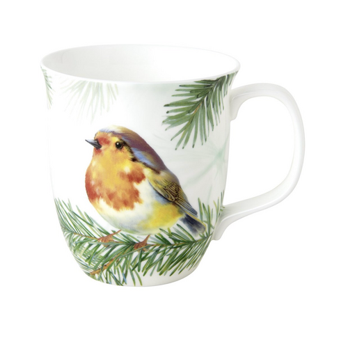 IHR Mug Bone China Charming Robin IHR Mug Bone China Charming Robin