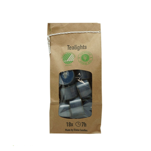 Diana Danish Tealight Eco-Friendly 18pk Blue