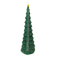 Danish Calendar Candle Tree with Star 12 Inch