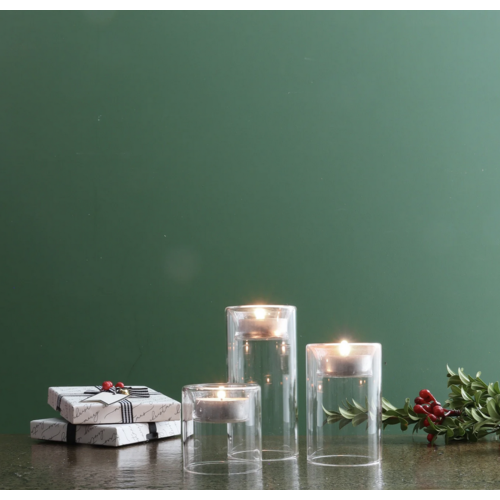 Harman Tea Light Holder Glass Set of 3