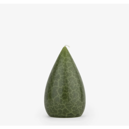 Barrick Design Candle Stout Crackle Green Shades Barrick Design Candle Stout Crackle Green Shades