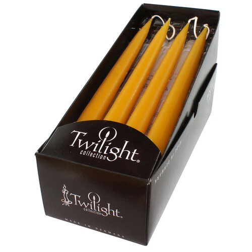 TWILIGHT Danish Taper Short 10 inch Honey Yellow