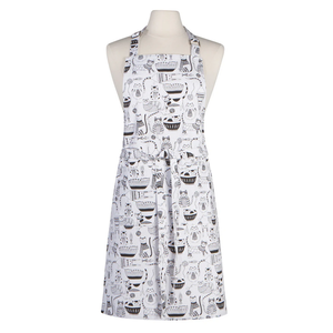 Now Designs Apron with Prints Purr Party