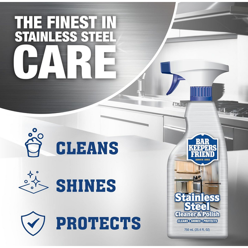 Bar Keeper's Friend Bar Keepers Stainless Steel Cleaner and Polish