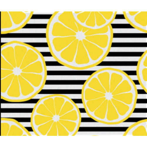 Euroscrubby Swedish Cloth Lemons on Black Stripes Euroscrubby Swedish Cloth Lemons on Black Stripes