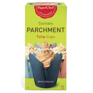 PaperChef Tulip Baking Cups Multi Coloured 12pc