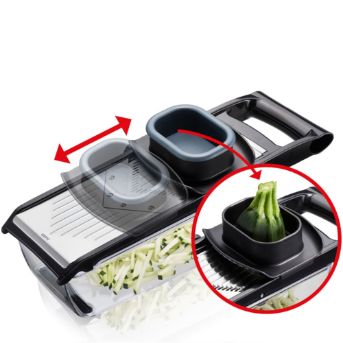 Gefu Julienne V-Slicer Collect with Storage Bin