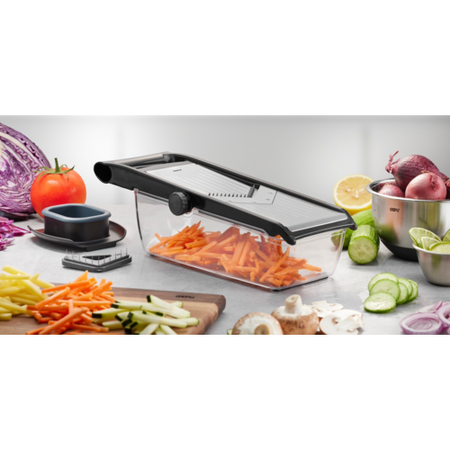 Gefu Julienne V-Slicer Collect with Storage Bin