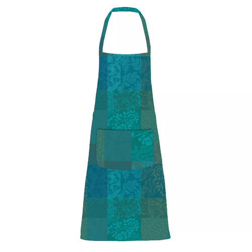 Garnier Thiebaut Apron Mille Rameaux Emerald Coated Cotton Garnier Thiebaut Garnier Thiebaut Apron Mille Rameaux Emerald Coated Cotton Garnier Thiebaut