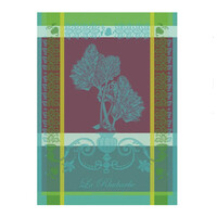 Garnier Thiebaut Tea Towel La Rhubarbe Turquoise