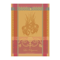 Garnier Thiebaut Tea Towel Les Oignons Ambre