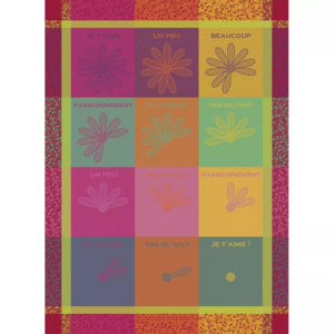 Garnier Thiebaut Garnier Thiebaut Tea Towel Marguerite Effeuille