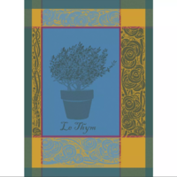 Garnier Thiebaut Tea Towel Thym Bleu Aster