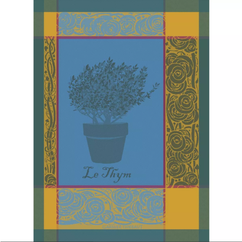 Garnier Thiebaut Garnier Thiebaut Tea Towel Thym Bleu Aster Garnier Thiebaut Garnier Thiebaut Tea Towel Thym Bleu Aster