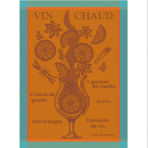 Garnier Thiebaut Garnier Thiebaut Tea Towel Vin Chaud Mandarine Garnier Thiebaut Garnier Thiebaut Tea Towel Vin Chaud Mandarine