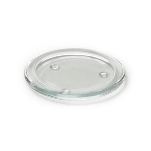 TWILIGHT Candle Plate Glass 4"
