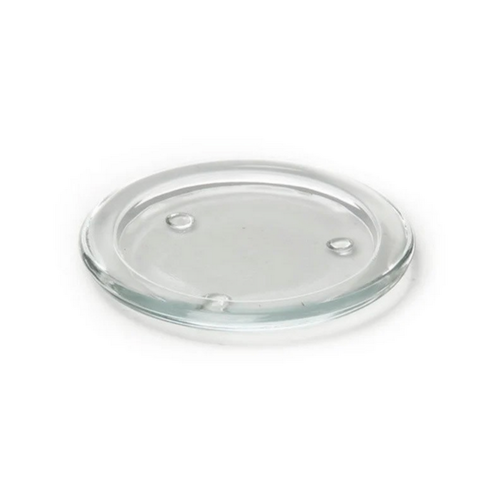 TWILIGHT Candle Plate Glass 4" TWILIGHT Candle Plate Glass 4"