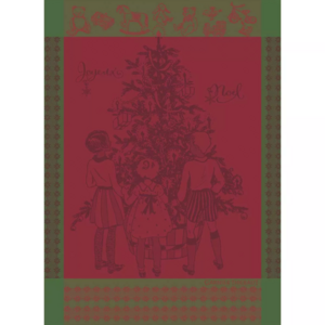 Garnier Thiebaut Garnier Thiebaut Tea Towel Noel D'Enfance Houx Garnier Thiebaut Garnier Thiebaut Tea Towel Noel D'Enfance Houx