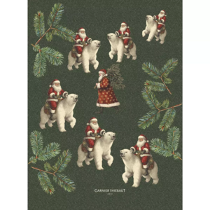 Garnier Thiebaut Garnier Thiebaut Tea Towel Ours De Noel Sapin Linen Garnier Thiebaut Garnier Thiebaut Tea Towel Ours De Noel Sapin Linen