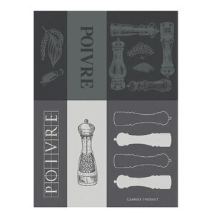 Garnier Thiebaut Garnier Thiebaut Tea Towel Les Poivrieres Charbon