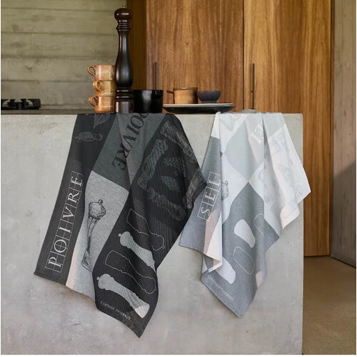 Garnier Thiebaut Garnier Thiebaut Tea Towel Les Poivrieres Charbon