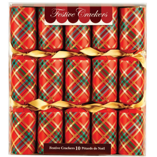 Walpert Crackers Harlequin Tartan 10 Piece Walpert Crackers Harlequin Tartan 10 Piece