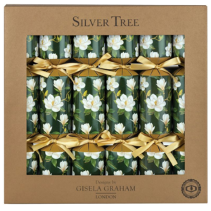 Silver Tree Crackers Magnolia 6 Piece