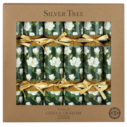 Silver Tree Crackers Magnolia 6 Piece Silver Tree Crackers Magnolia 6 Piece